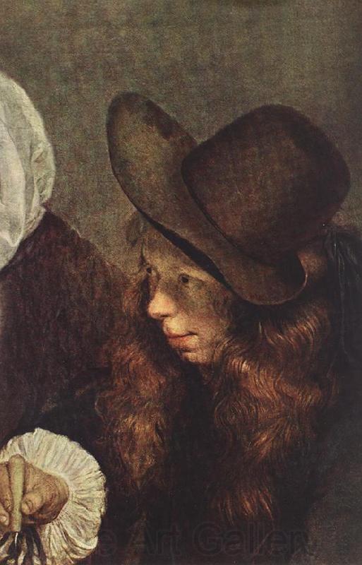 TERBORCH, Gerard The Glass of Lemonade (detail) t France oil painting art